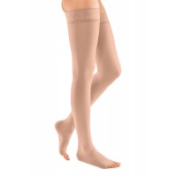 Компрессионные чулки mediven elegance 1 класс компрессии с открытым носком и силиконовой резинкой