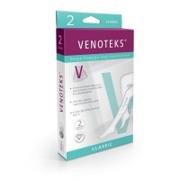 Компрессионные чулки, 2 класс компрессии VENOTEKS Classic 2C213, темно-бежевые