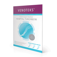 Компрессионные чулки, 1 класс компрессии VENOTEKS Hospital THROMBO18 1A210, белые
