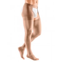 Компрессионный чулок с застёжкой на талии и открытым носком mediven plus 2 класс компрессии