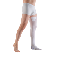 Компрессионные чулки, 1 класс компрессии VENOTEKS Hospital THROMBO18 1A211, белые