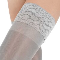 Компрессионные чулки, 1 класс компрессии VENOTEKS Trend 1C205, дымчатые