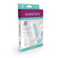 Компрессионные чулки, 3 класс компрессии VENOTEKS Classic 3C213, черные