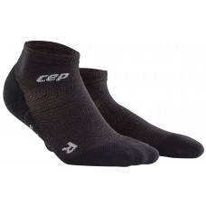 Мужские компрессионные короткие носки CEP с шерстью мериноса для активного отдыха на природе тонкие