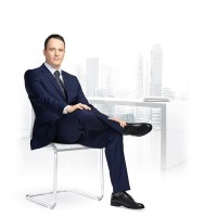 Компрессионные гольфы, 1 класс компрессии VENOTEKS Business 1C156, черный/ромбик
