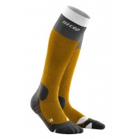 Мужские компрессионные тонкие гольфы CEP merino для активного отдыха на природе