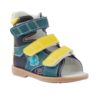 Детские ортопедические сандалии с высоким берцем ORTMANN Vega арт. 7.49.2