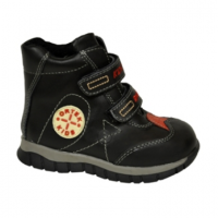 Детские ортопедические ботинки Ortek (Ортек) арт. 72376 (черные)