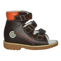 Детские ортопедические сандалии с высоким берцем Ortek (Ортек) арт. 60331