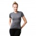 Женская термофутболка (короткий рукав, серая) Norveg Soft T-Shirt 14sw3rs-014