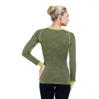 Женская термофутболка (лайм) Norveg Climate Control 14ccw1rl-140