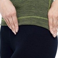 Женская термофутболка (лайм) Norveg Climate Control 14ccw1rl-140