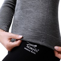 Женская термофутболка (серая) Norveg Soft 14sw1rl-014