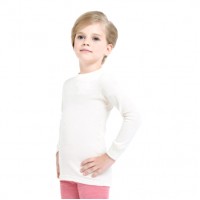 Детская термофутболка Norveg Soft Shirt (молочная) 4SU2HL-011