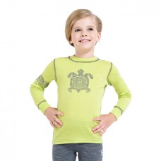 Детская термофутболка Norveg Soft Shirt (лайм), арт. 4SU2HLP-005