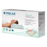 Ортопедическая подушка с эффектом памяти под голову TRELAX Respecta П05